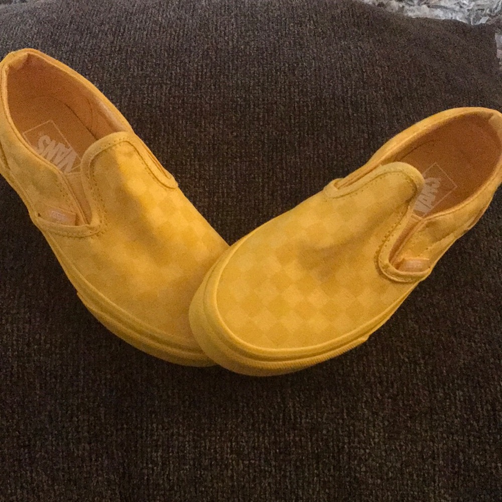 Vans kids shoes size 1.0 color- Yellow